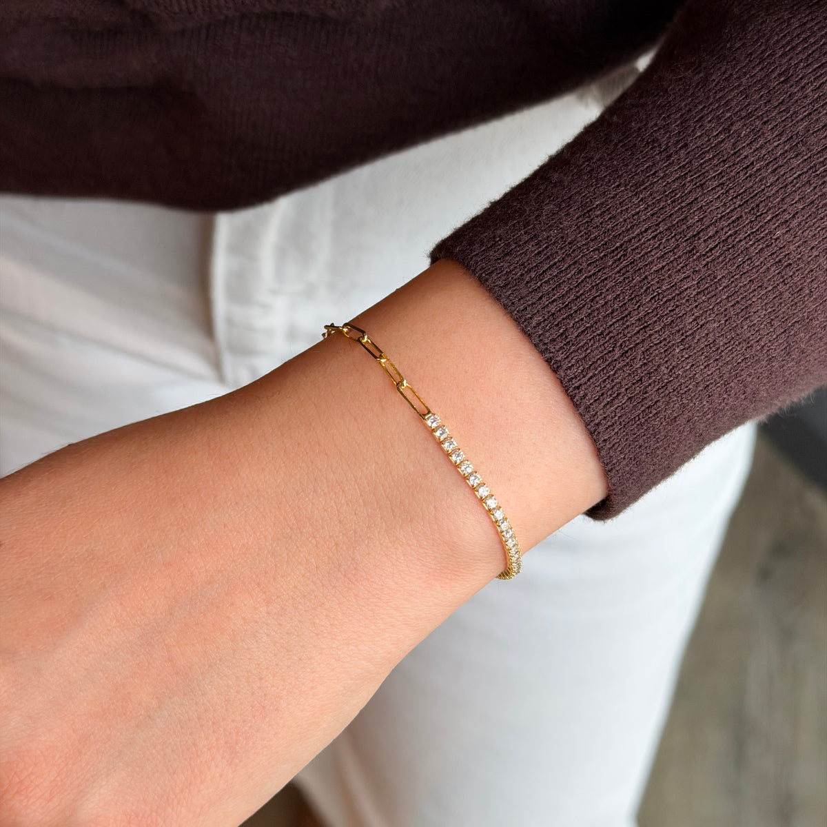 925 Gümüş| Yarı Su Yolu Bileklik