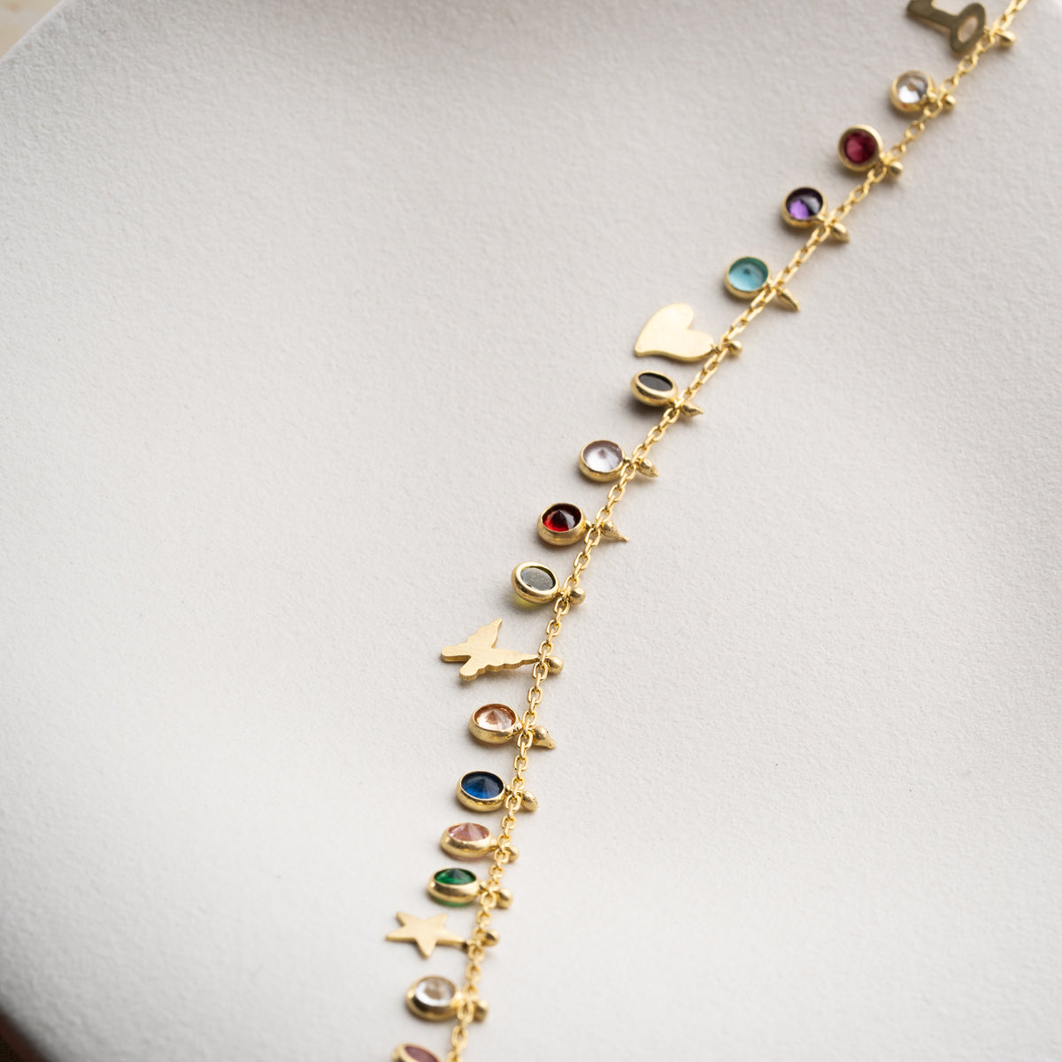 925 Gümüş| Renkli Charm Halhal