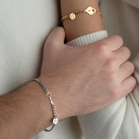 925 Gümüş| Anahtar & Kilit Aşk Bileklik Seti