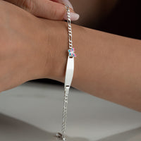 925 Gümüş| Renkli Kelebek Bileklik