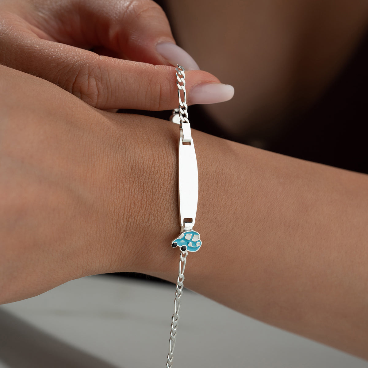 925 Gümüş| Mini Araba Bileklik