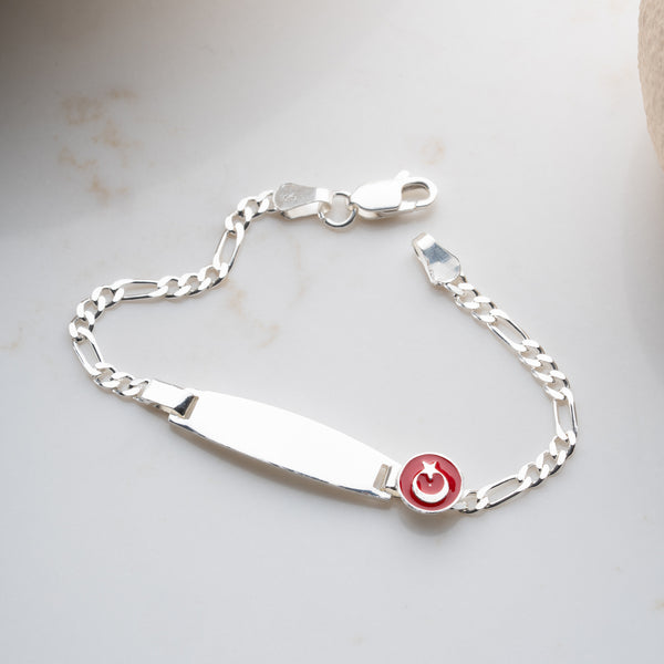 925 Gümüş| Ay Yıldız Bileklik