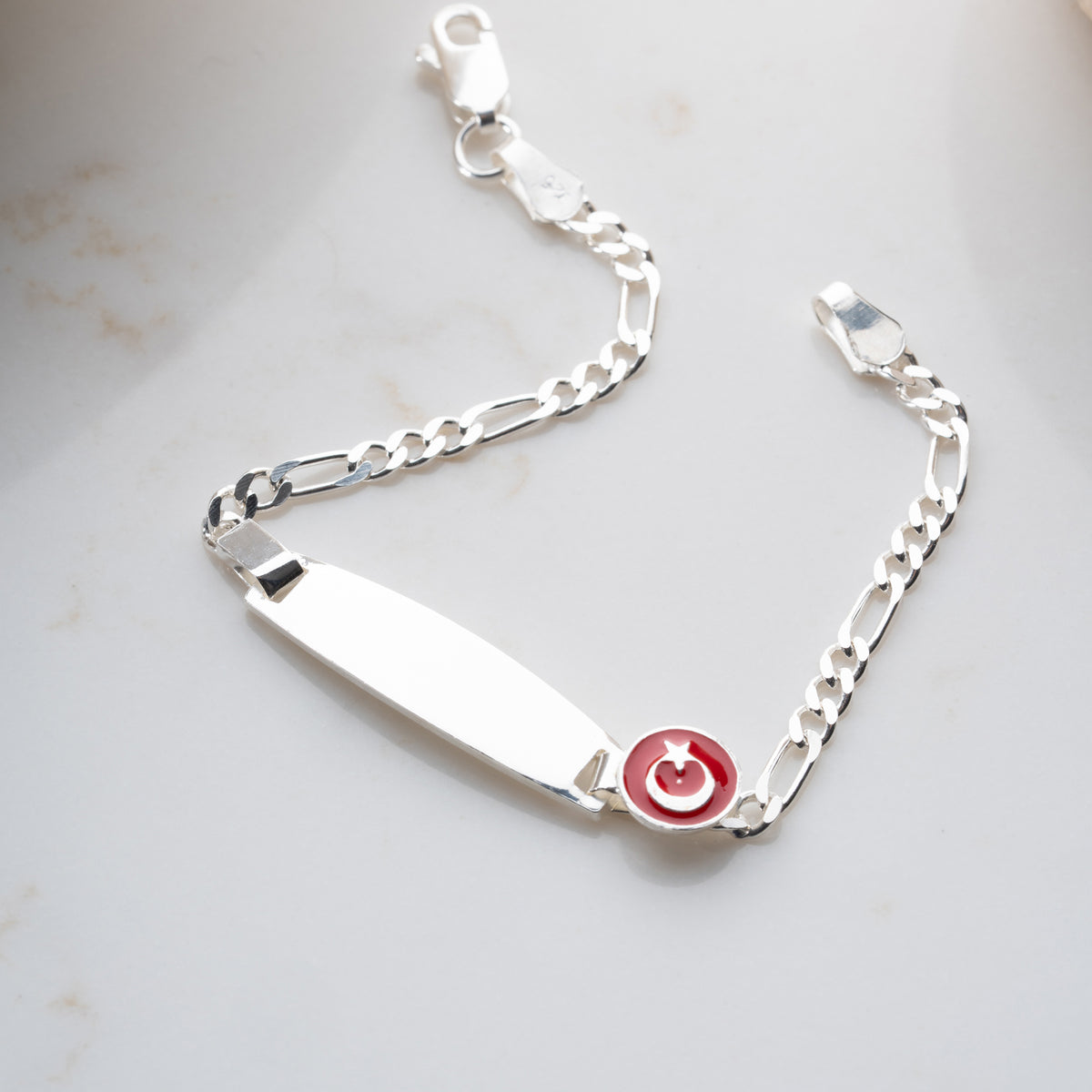 925 Gümüş| Ay Yıldız Bileklik