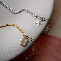 925 Gümüş| Güneş- Ay Çift Bileklik