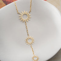 925 Gümüş| Güneş Y Kolye