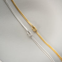 925 Gümüş| Harfli Düğüm Çift Bileklik