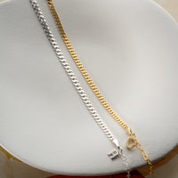 925 Gümüş| Harfli Zincir Set Bileklik