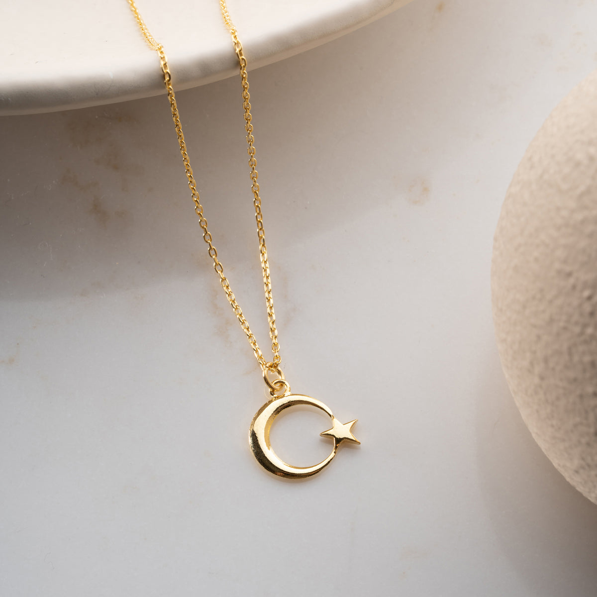 925 Gümüş| Ayyıldız Kolye