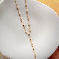 925 Gümüş| Y Model Nazar Kolye