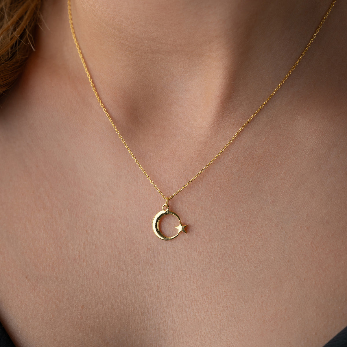 925 Gümüş| Ayyıldız Kolye