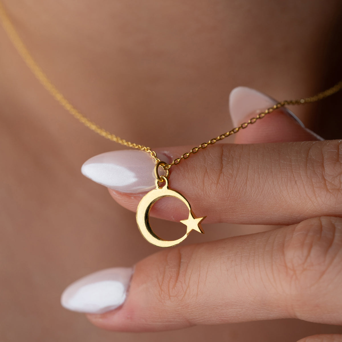 925 Gümüş| Ayyıldız Kolye