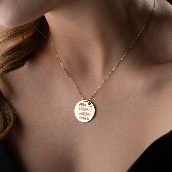 925 Gümüş| Nazar Duası Kolye