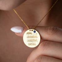 925 Gümüş| Nazar Duası Kolye