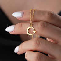 925 Gümüş| Ayyıldız Kolye