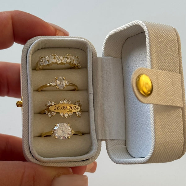 925 Gümüş| Oval Taşlı Yüzük