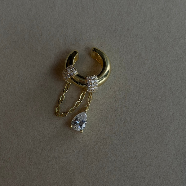925 Gümüş| Zirkon Taşlı EarCuff