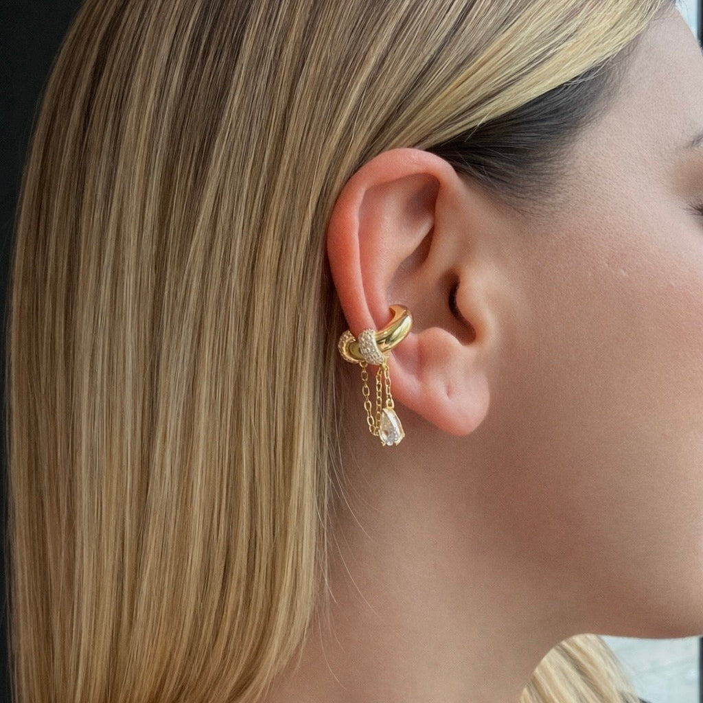 925 Gümüş| Zirkon Taşlı EarCuff