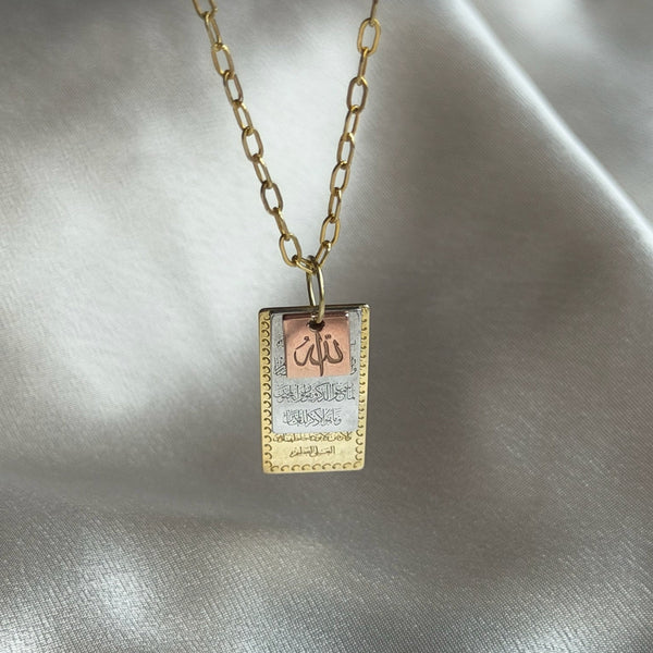 925 Gümüş| Üçlü Dua Kolye