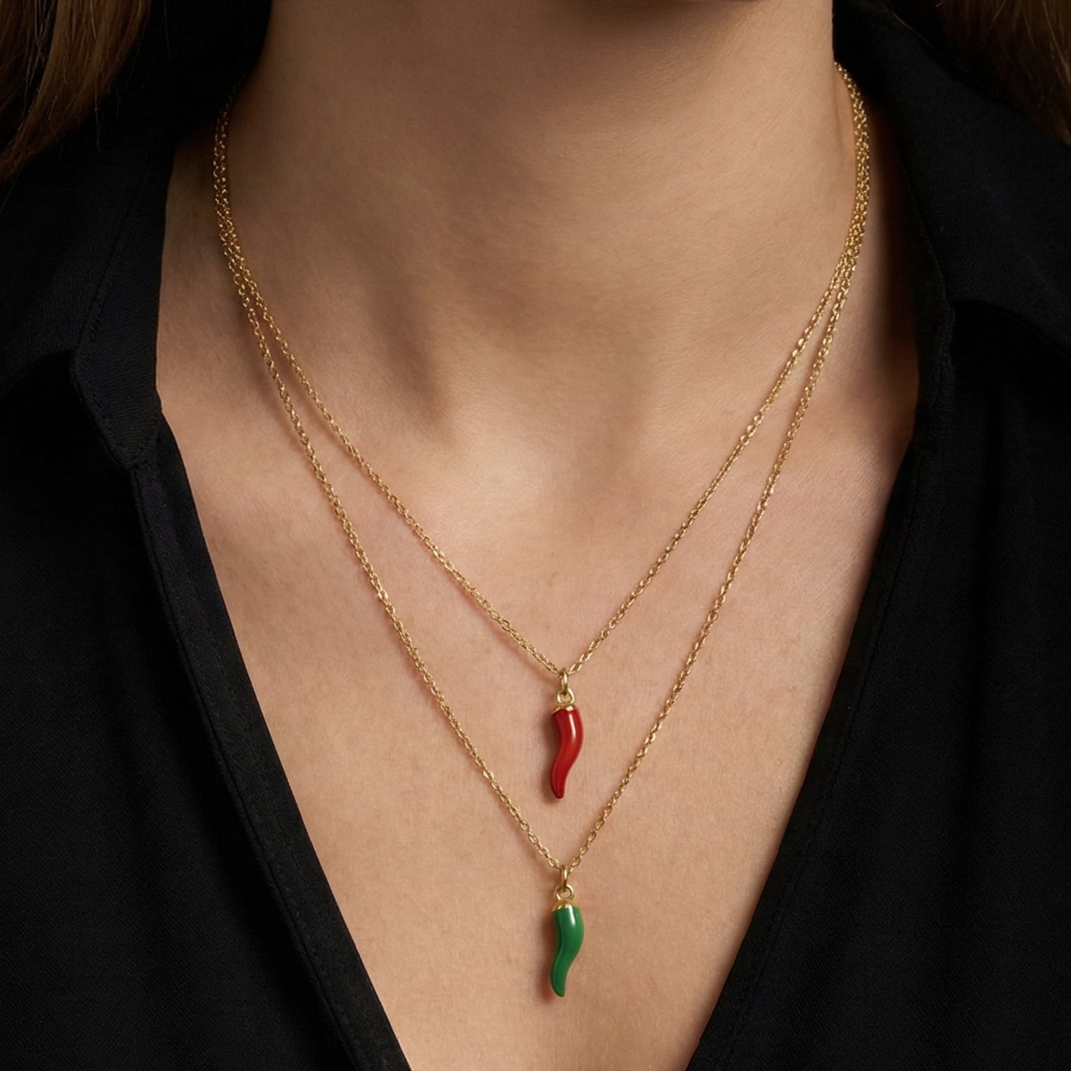 925 Gümüş| Şans Biberi Kolye