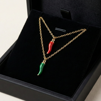 925 Gümüş| Şans Biberi Kolye