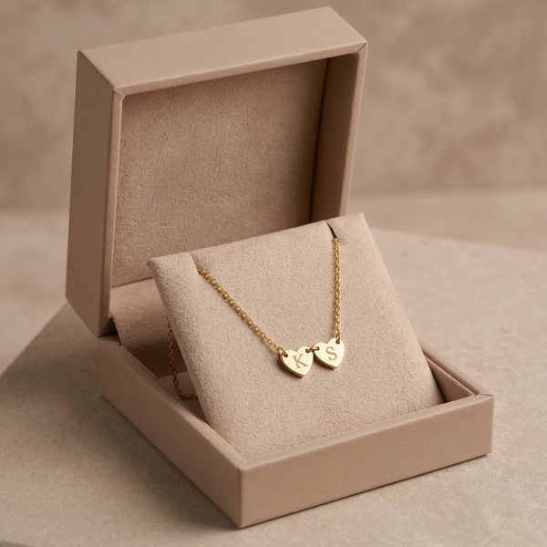 925 Gümüş| Köprücük Kalp Kolye