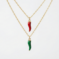 925 Gümüş| Şans Biberi Kolye