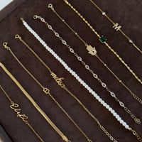 925 Gümüş| Taşlı Hamsa Bileklik