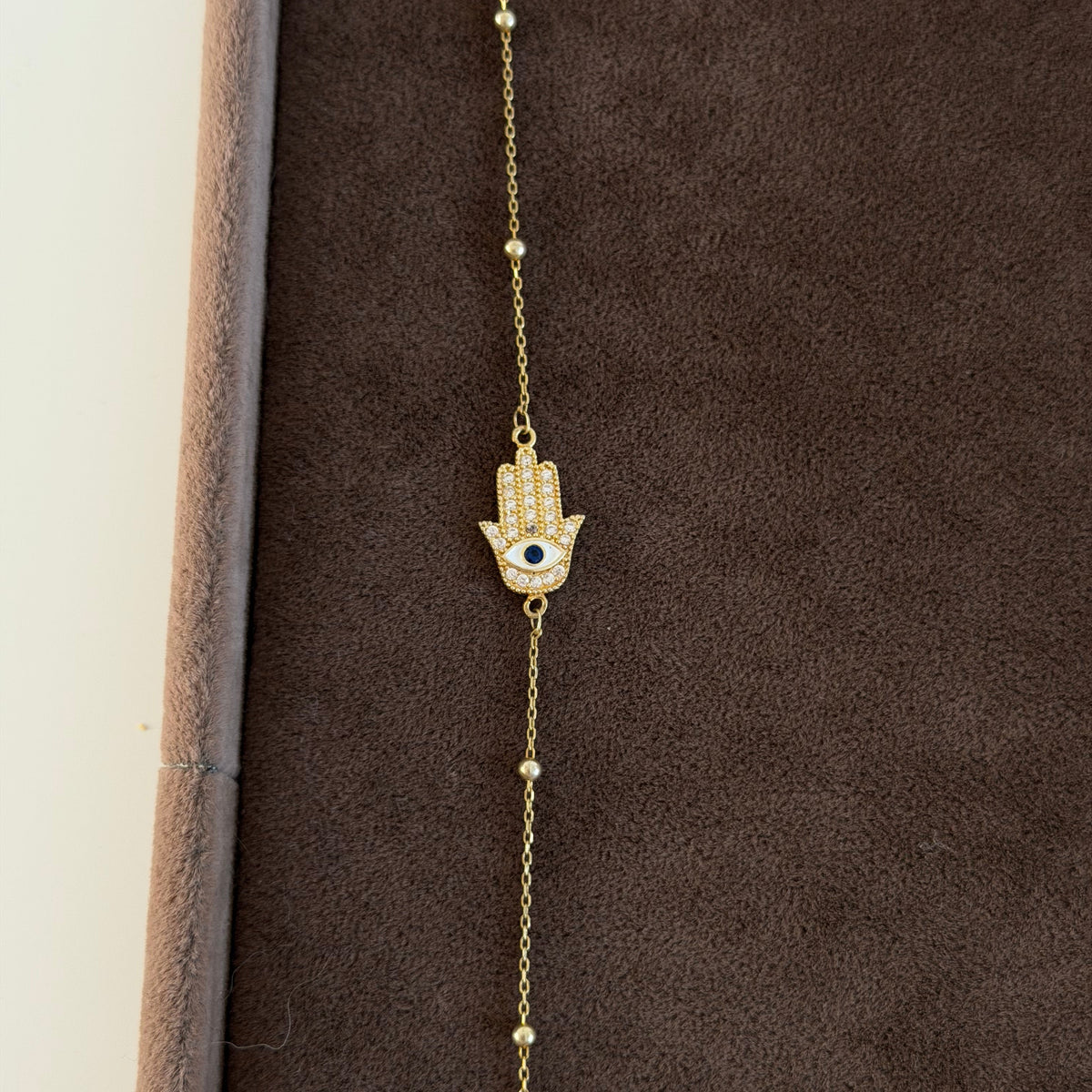 925 Gümüş| Taşlı Hamsa Bileklik