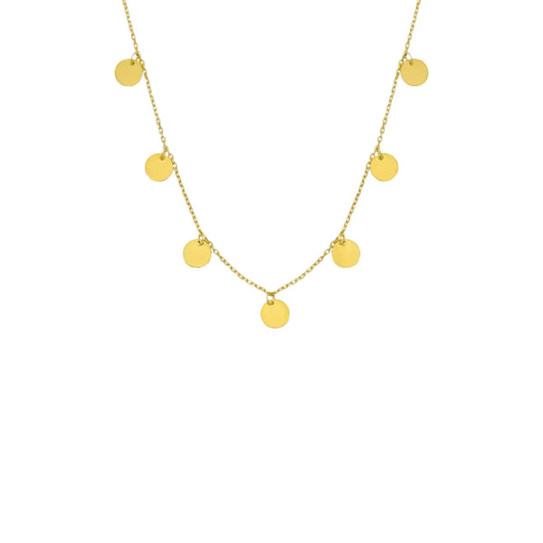 Multi Coin Necklace (7017620897837)