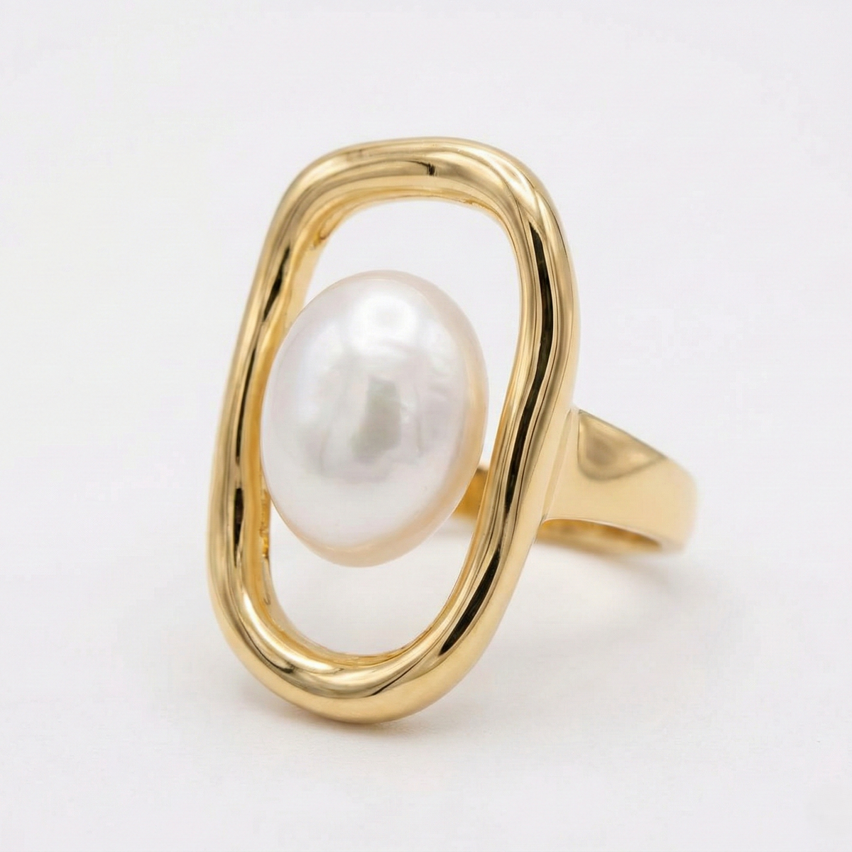 925 Gümüş| İthal İnci Yüzük